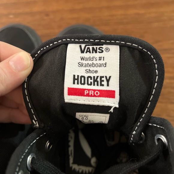 Vans X Hockey Authentic High Pro Shoe (Andrew Allen) Black - Picture 4 of 7